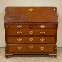 Chippendale Mahogany Slant-lid Desk